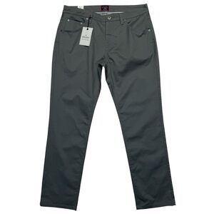 Untuckit Pants Men's 34x30 Gray Don Santiago Straight Fit 5 Pocket Chino NWT